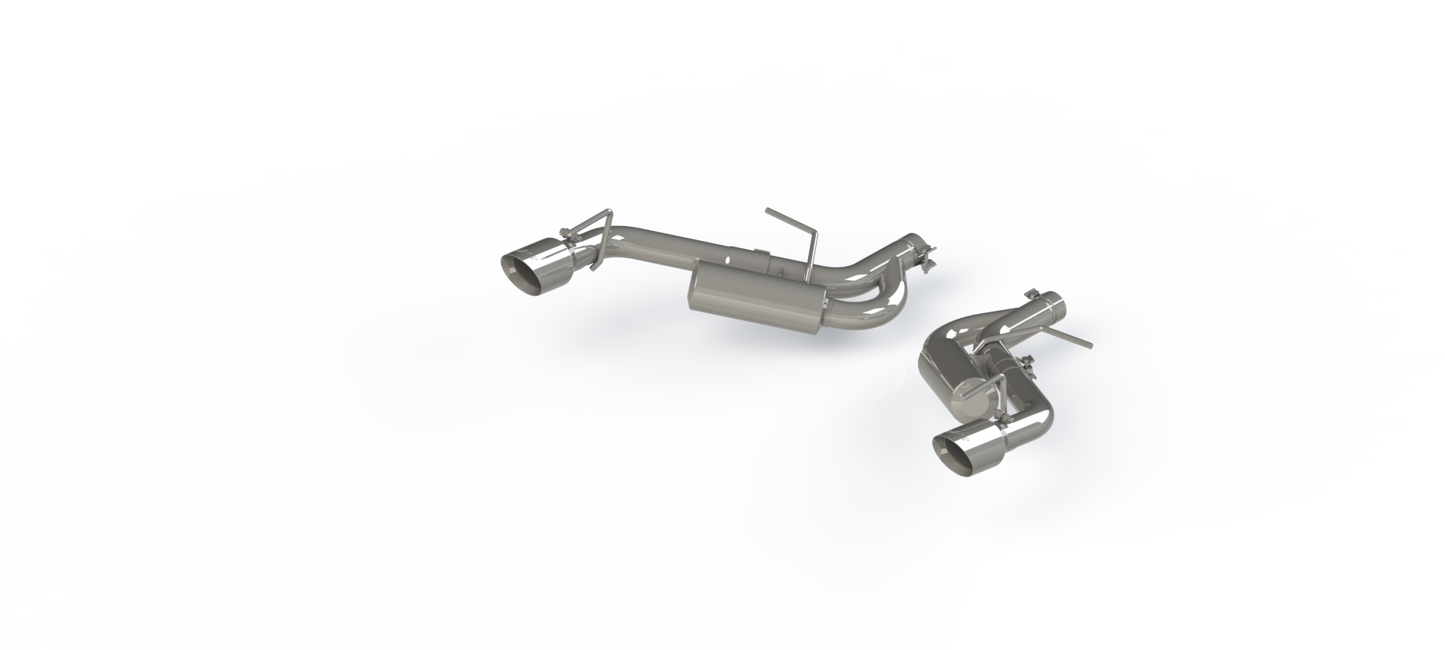 Exhaust Pipe 2.5 Inch Axle Back Non NPP For 16-20 Camaro 2.0T V6 3.6L MBRP-1