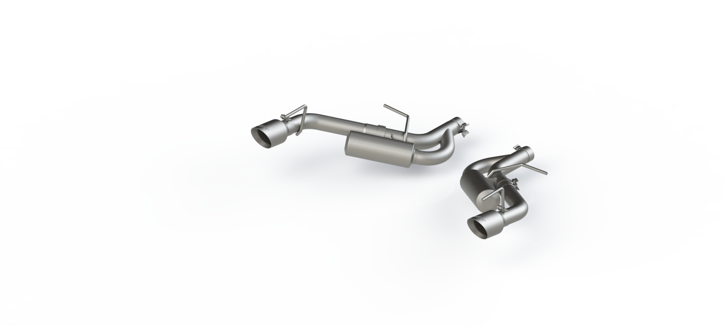 Exhaust Pipe 2.5 Inch Axle Back Non NPP For 16-20 Camaro 2.0T V6 3.6L MBRP