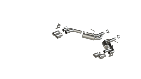 Chevrolet 2.5 Inch Dual Axle Back NPP Armor Lite For 16-24 Chevrolet Camaro V6 3.6L MBRP