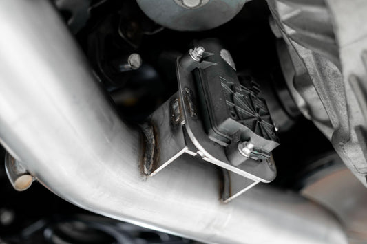 T304 Stainless Steel 3.0 Inch Cat-Back Dual Rear Street Profile with Dual Carbon Fiber Tips 15-23 Dodge Charger MBRP-1