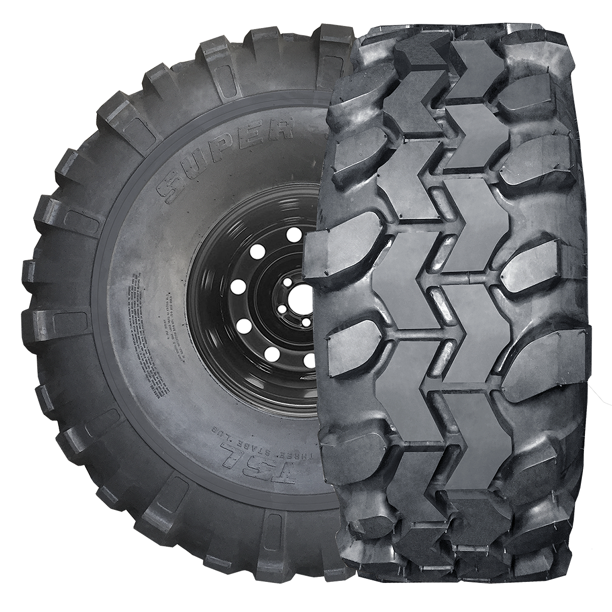 Super Swamper TSL-BIAS 36X12.50-16.5LT Offroad Interco Tire