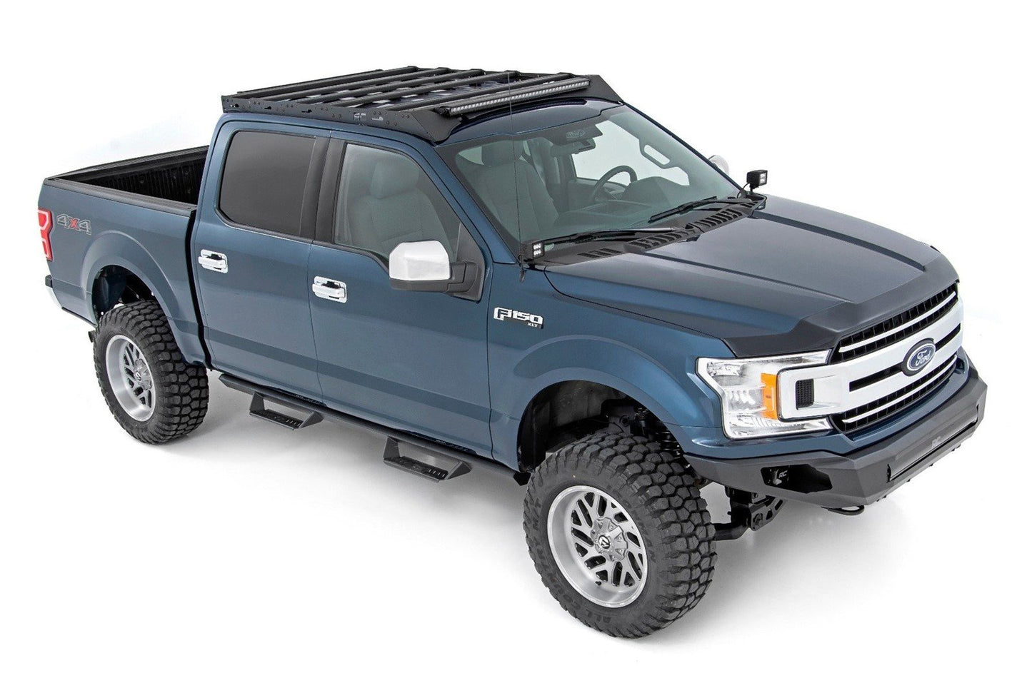 Roof Rack | FR 40 Inch Single Row BLK LED | Ford F-150 2WD/4WD (2015-2018) Rough Country