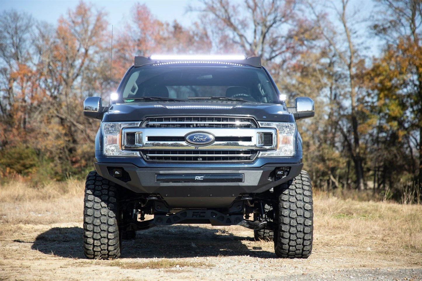 Roof Rack | FR 40 Inch Single Row BLK LED | Ford F-150 2WD/4WD (2015-2018) Rough Country