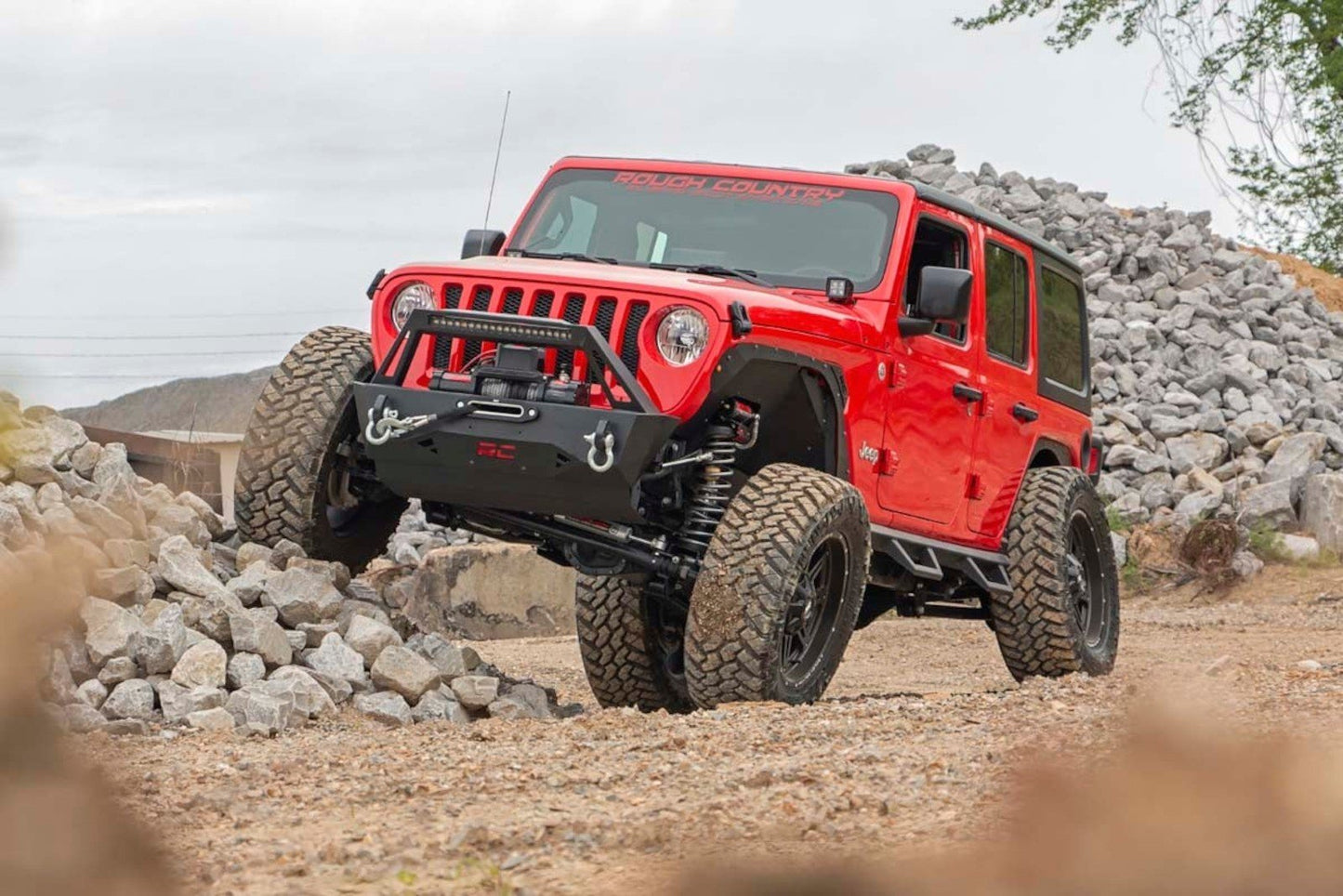 4 Inch Lift Kit | Long Arm | Jeep Wrangler Unlimited 4WD (2018-2023) Rough Country