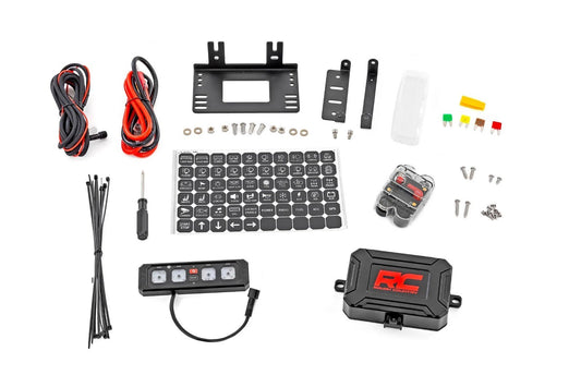 4 Gang Switch Panel | RGB Backlit Buttons | Multifunction Modes Rough Country
