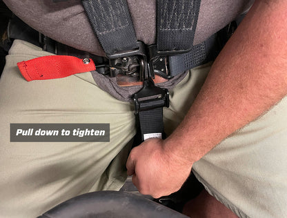 Adjustable 5th Point Crotch Belt for Latch and Link Harness PRP Seats-3