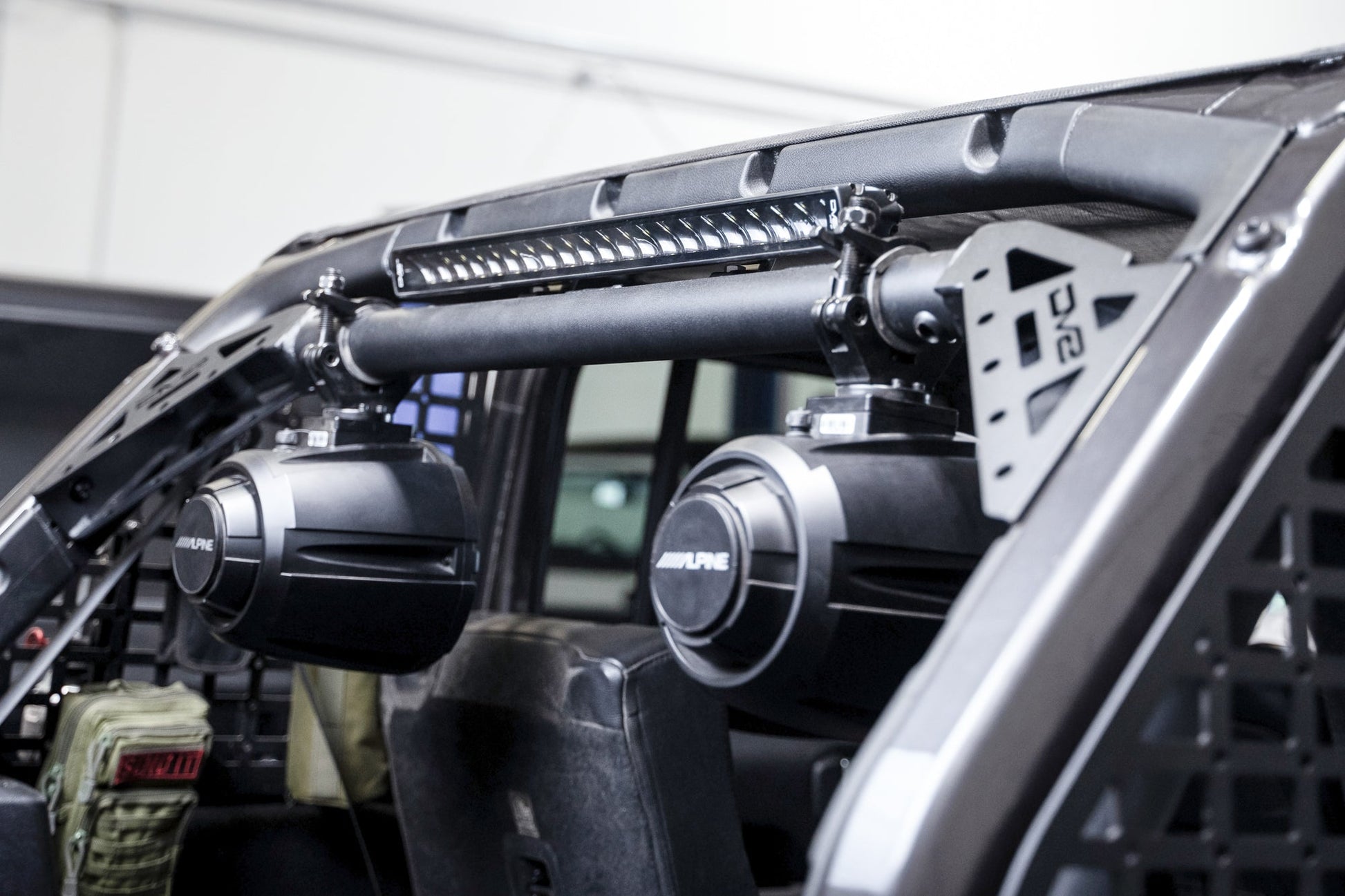 2018 2025 Jeep Wrangler JL JLU Rear Speaker Light Bar Mount DV8 Offroad-3
