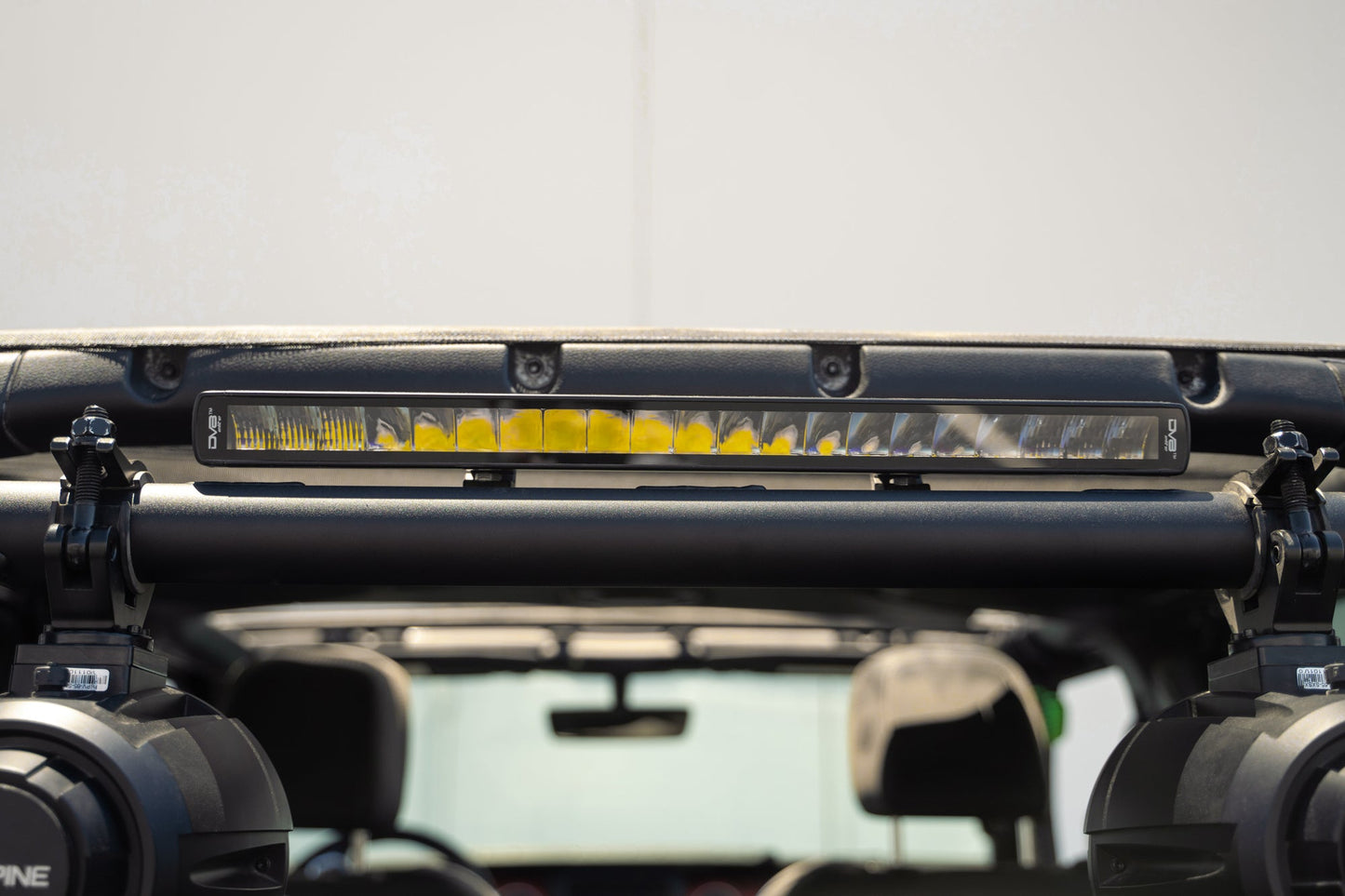 2018 2025 Jeep Wrangler JL JLU Rear Speaker Light Bar Mount DV8 Offroad-5