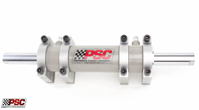 PSC Steering Double Ended XD Steering Assist Cylinder for Full Hydraulic Steering Systems with 5 Ton Rockwell Axle,  3.0 X 11.0 Inch PSC Performance Steering Components