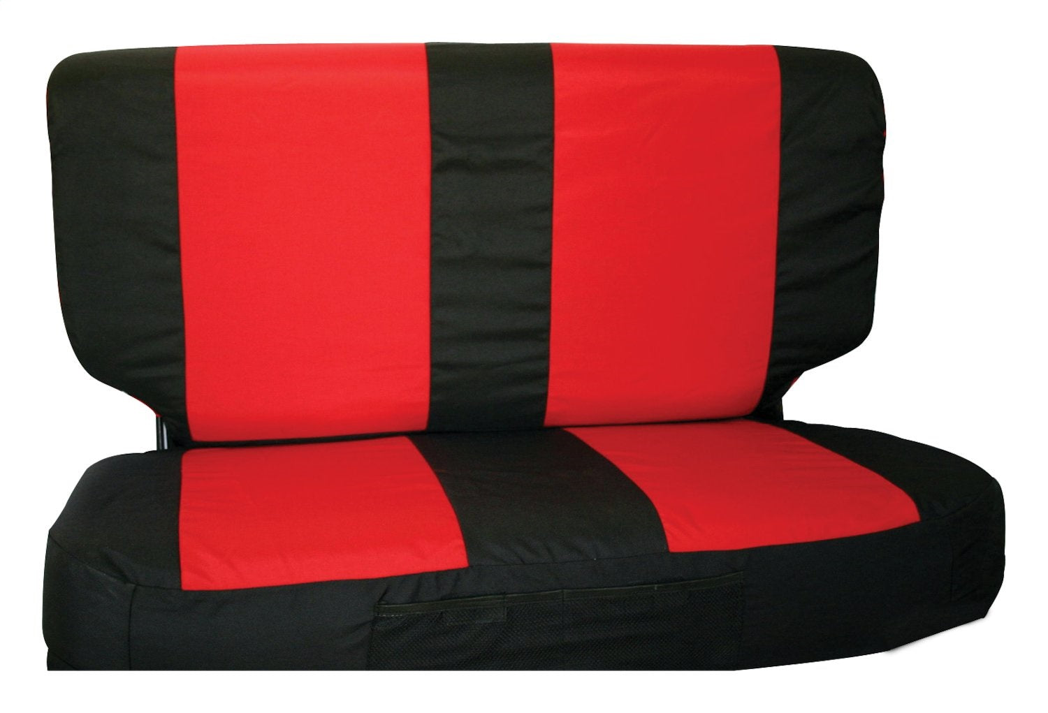 Seat Cover 1997-2002 TJ Wrangler w/1 Seat Cover/2 Seat Belt Pads Black/Red RT Off Road