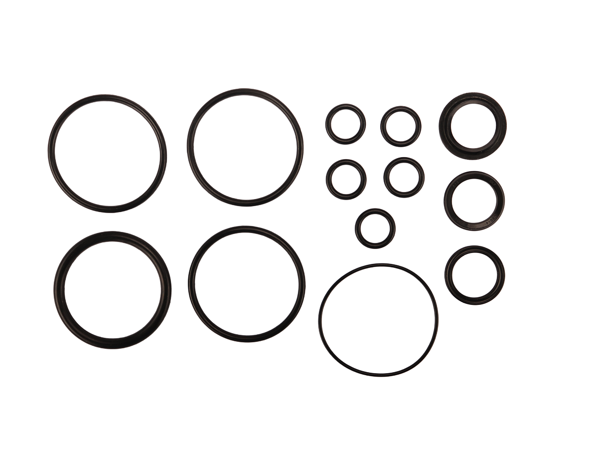 2.5 Inch Shock Seal Kit 7/8 Inch Shaft Bypass Remote Reservoir Piston O-Ring Included 3/4 Inch OD Bypass Tubes Radflo