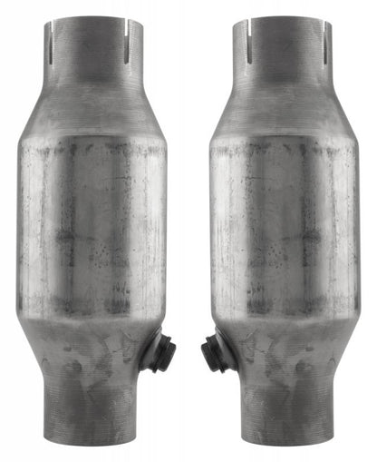 Crossmember Back w/X-Pipe System 75-76 Ford Truck Split Rear Dual Exit 2.5 in Intermediate And Tail Pipe Hardware Incl Turbo pro Muffler Incl Tip Not Incl Catalytic Converter Incl Pypes Performance Exhaust-2