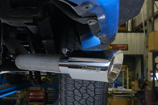 19-25 Silverado / Sierra 1500 4.8L/5.3L Single Exit Tunes & Tip Muffler Replacement Kit Violator Muffler SGT32V Pypes Performance Exhaust-1