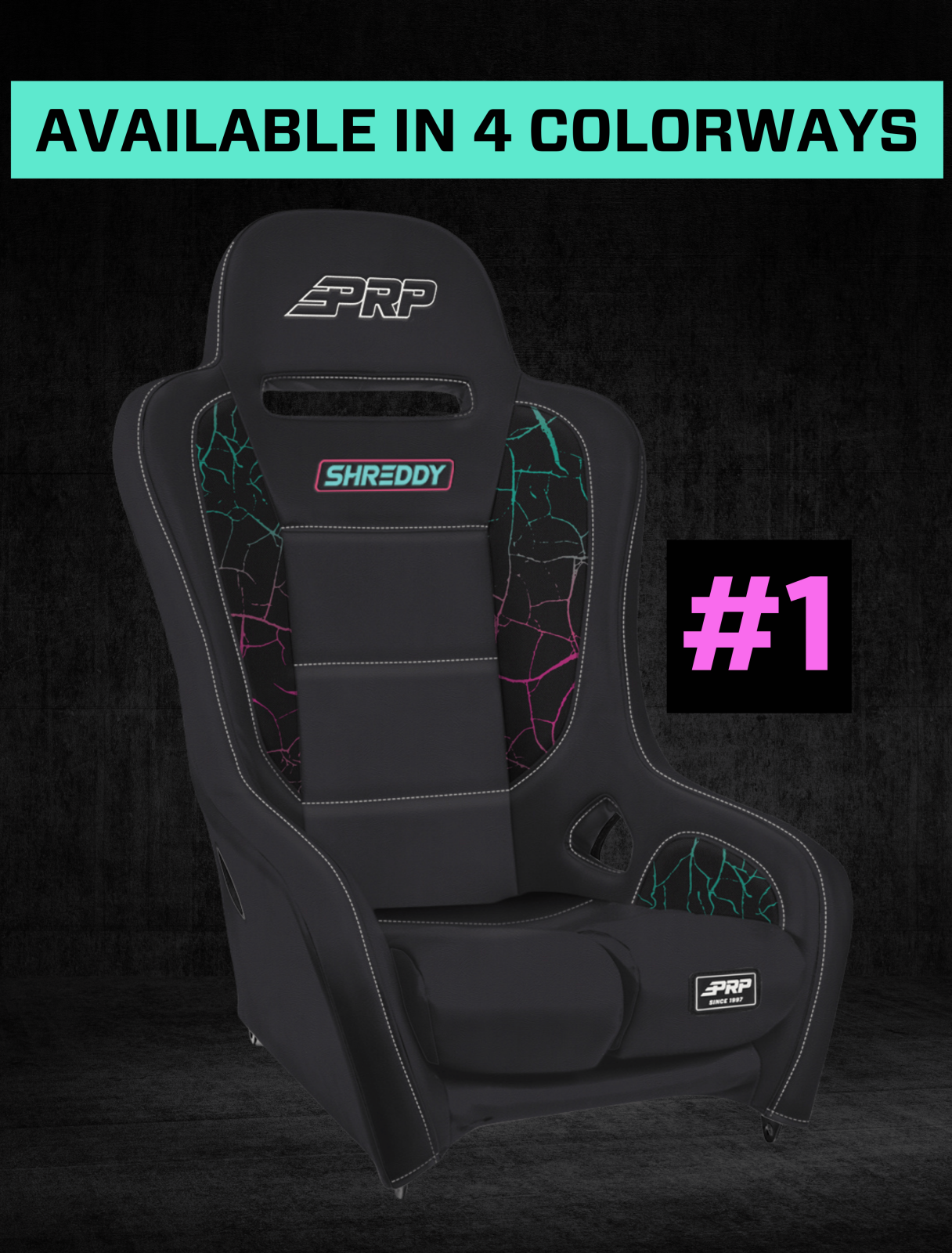 Shreddy Edition Podium Suspension Seat PRP Seats-13