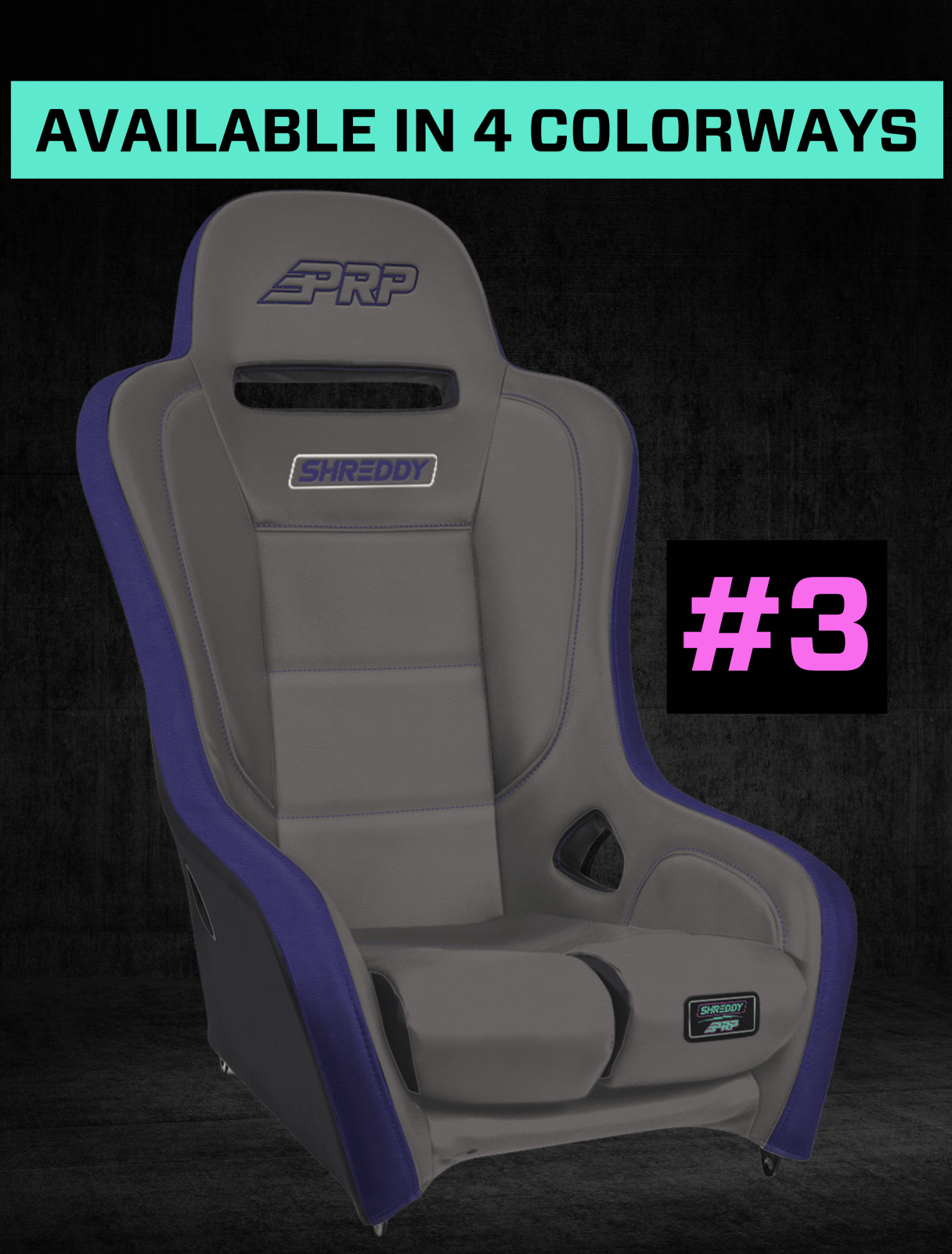 Shreddy Edition Podium Suspension Seat PRP Seats-15
