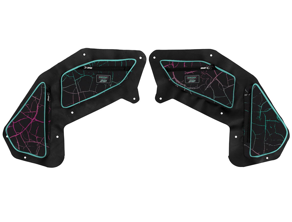 Shreddy Rear Door Bags for Polaris RZR PRO XP4 PRO R4 Turbo R4 Pair PRP Seats-5