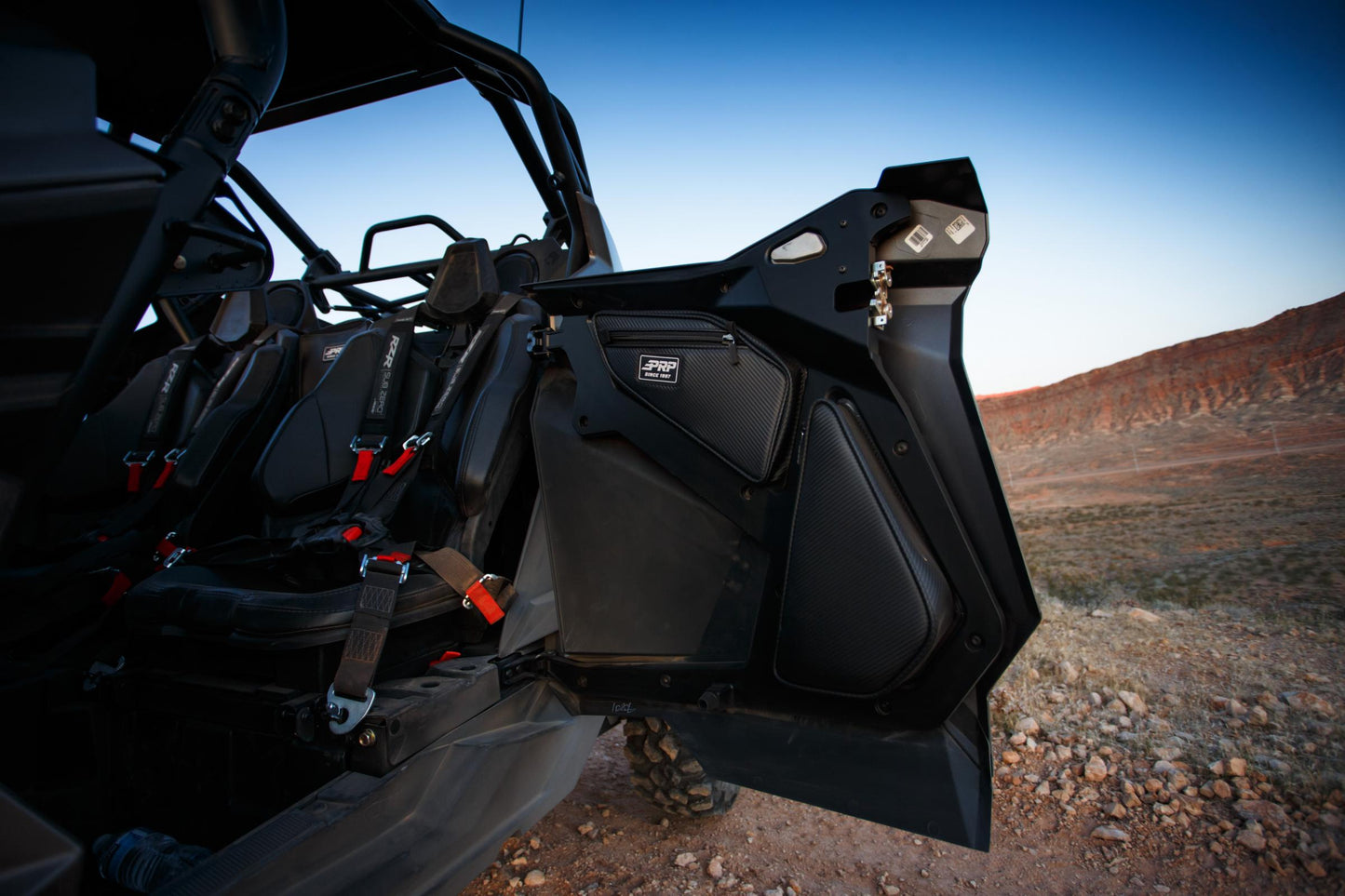 Shreddy Rear Door Bags for Polaris RZR PRO XP4 PRO R4 Turbo R4 Pair PRP Seats-2