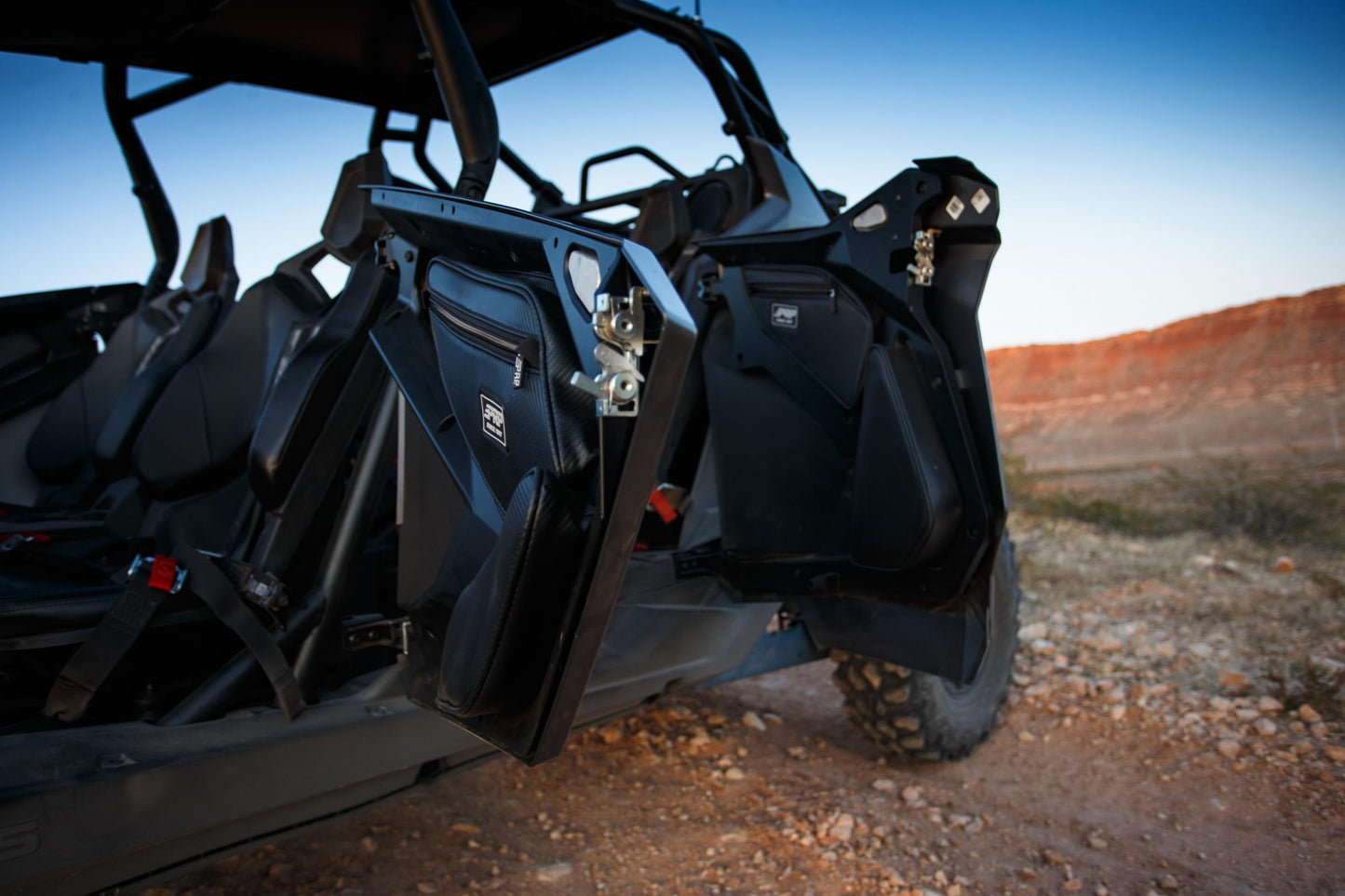 Shreddy Rear Door Bags for Polaris RZR PRO XP4 PRO R4 Turbo R4 Pair PRP Seats-3