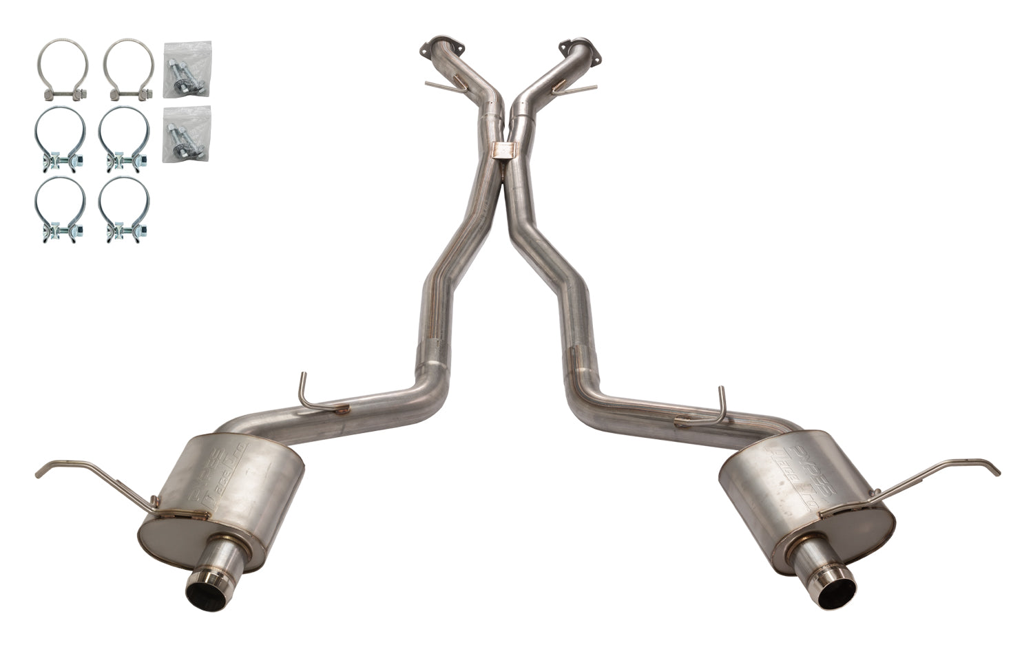 2012-21 SRT Cherokee Super System Cat-Back 409 Stainless Steel Race Pro Mufflers SJJ05M Pypes Performance Exhaust