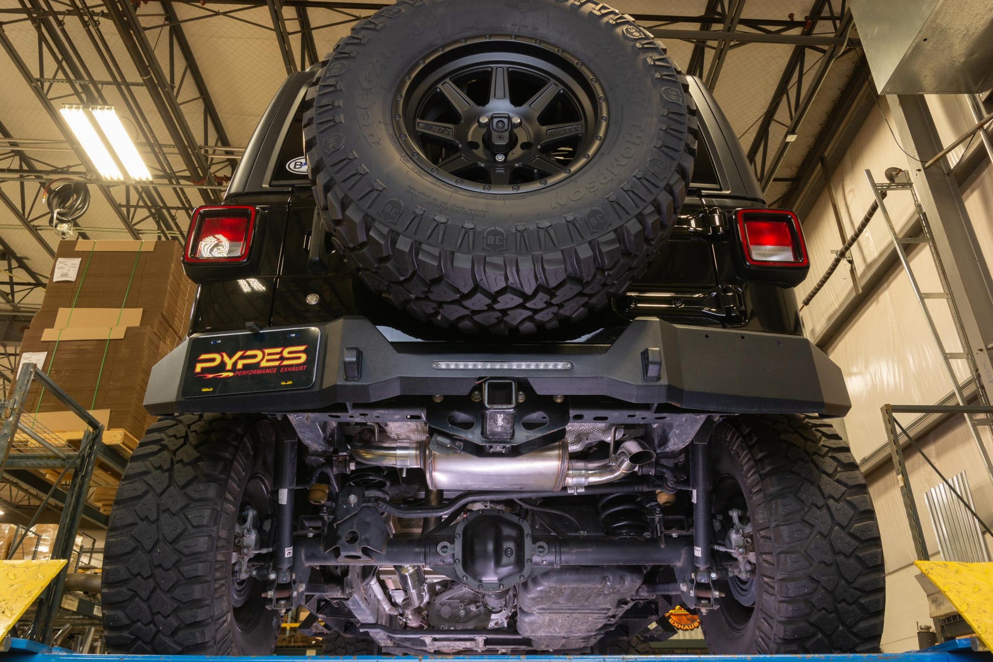 2018-24 Jeep JL High Ground Clearance Quiet Cat-back Kit SJJ25SQ Pypes Performance Exhaust-2