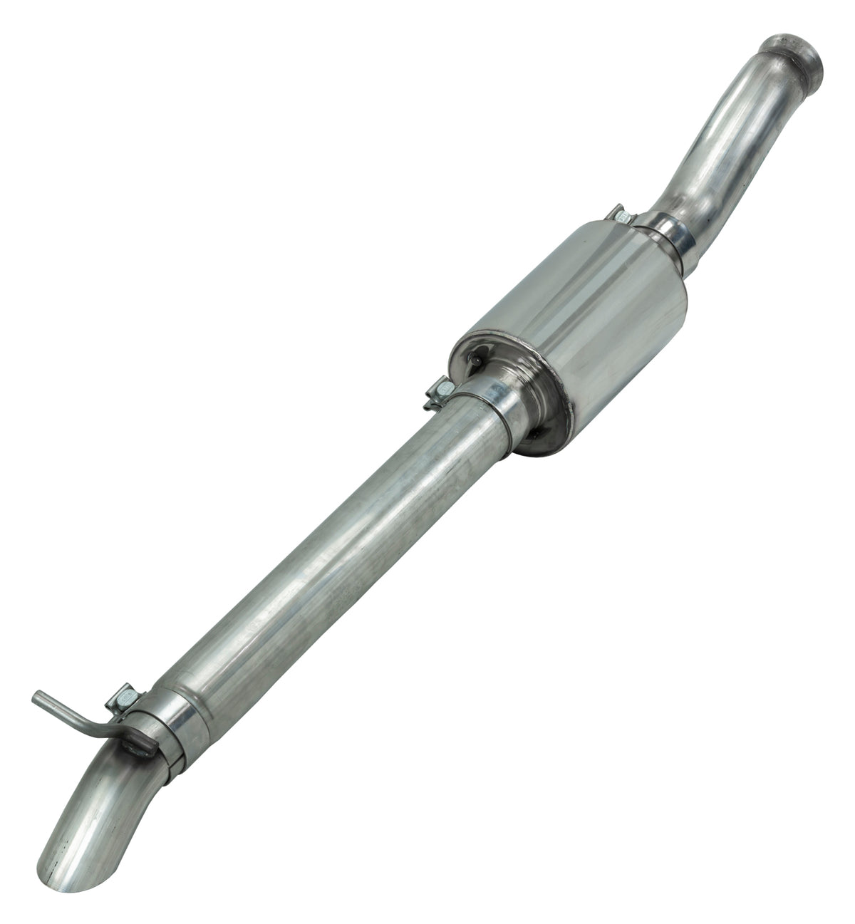 Cat Back System 18-24 Jeep Wrangler JL 4 Door 2.0 4 Cyl Stubby Catback Single Rear Exit 2.5 Inch Intermediate and Tail Pipe Race Pro Muffler/Hardware Incl Tip Not Incl Natural Finish 409 Stainless Steel Pypes Performance Exhaust