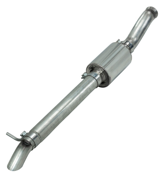 Cat Back System 18-24 Jeep Wrangler JL 4 Door 2.0 4 Cyl Stubby Catback Single Rear Exit 2.5 Inch Intermediate and Tail Pipe Race Pro Muffler/Hardware Incl Tip Not Incl Natural Finish 409 Stainless Steel Pypes Performance Exhaust