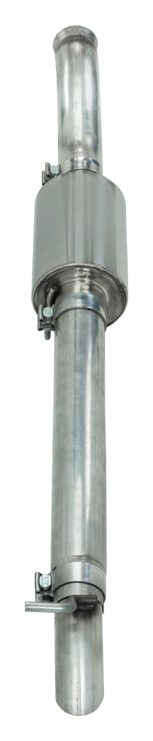 Cat Back System 18-24 Jeep Wrangler JL 4 Door 2.0 4 Cyl Stubby Catback Single Rear Exit 2.5 Inch Intermediate and Tail Pipe Race Pro Muffler/Hardware Incl Tip Not Incl Natural Finish 409 Stainless Steel Pypes Performance Exhaust-1