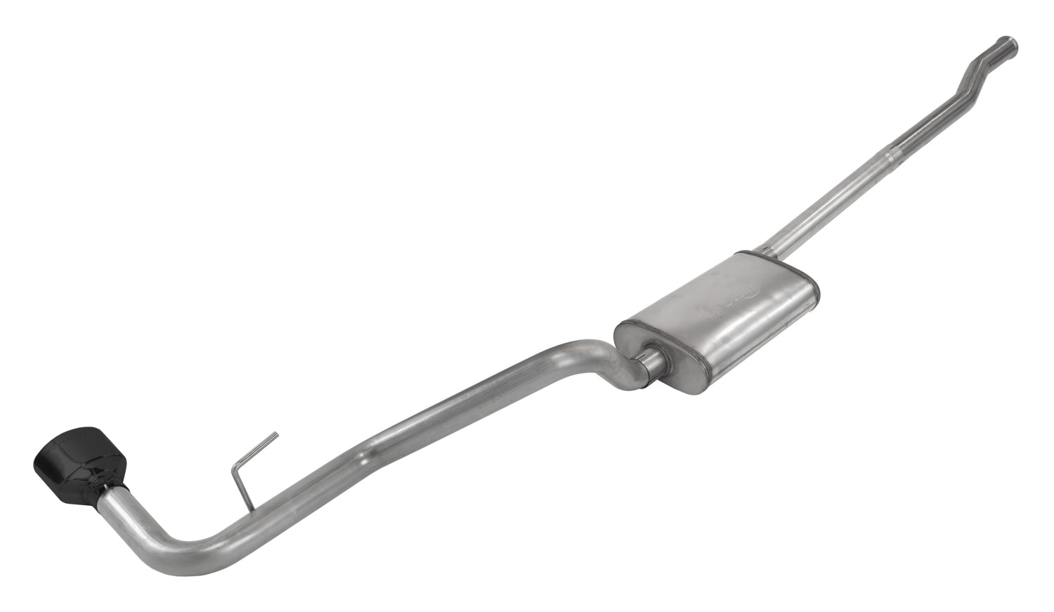 Cat-Back System 2020 Jeep JT Gladiator Single Side Exit 2.5 in Intermediate And Tail Pipe Street Pro Mufflers/Hardware I Pypes Performance Exhaust