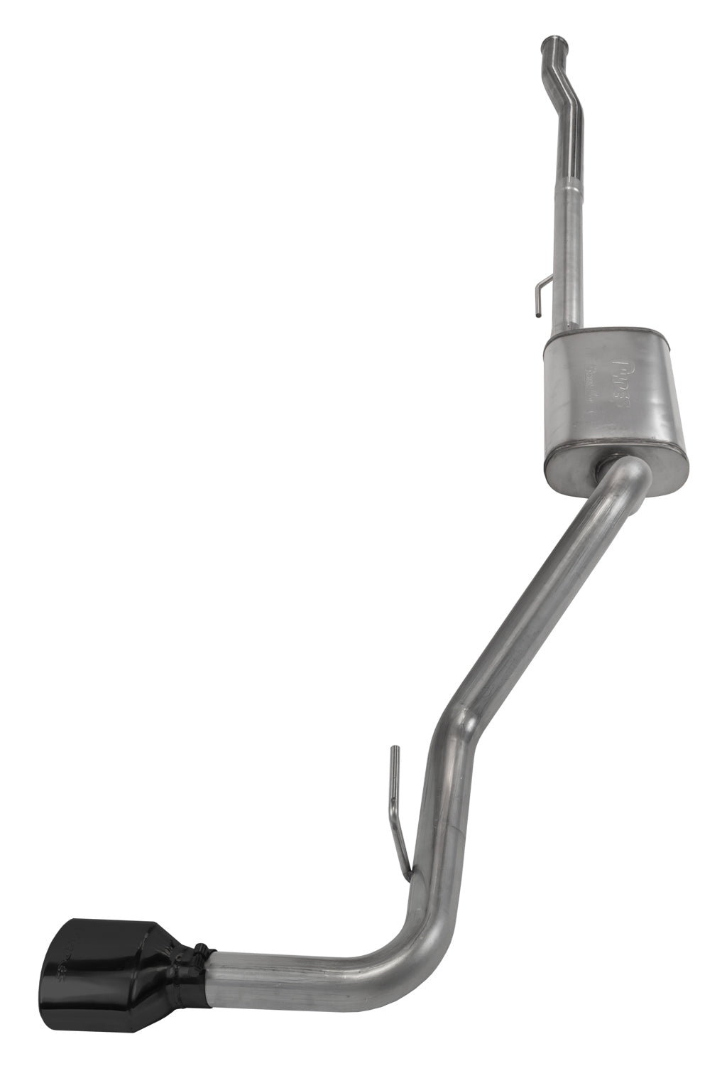 Cat-Back System 2020 Jeep JT Gladiator Single Side Exit 2.5 in Intermediate And Tail Pipe Street Pro Mufflers/Hardware I Pypes Performance Exhaust-1