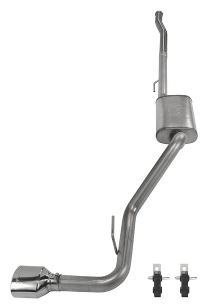 Cat-Back System 2020 Jeep JT Gladiator Rubicon Single Side Exit 2.5 in Intermediate And Tail Pipe Street Pro Mufflers/Ha Pypes Performance Exhaust-4