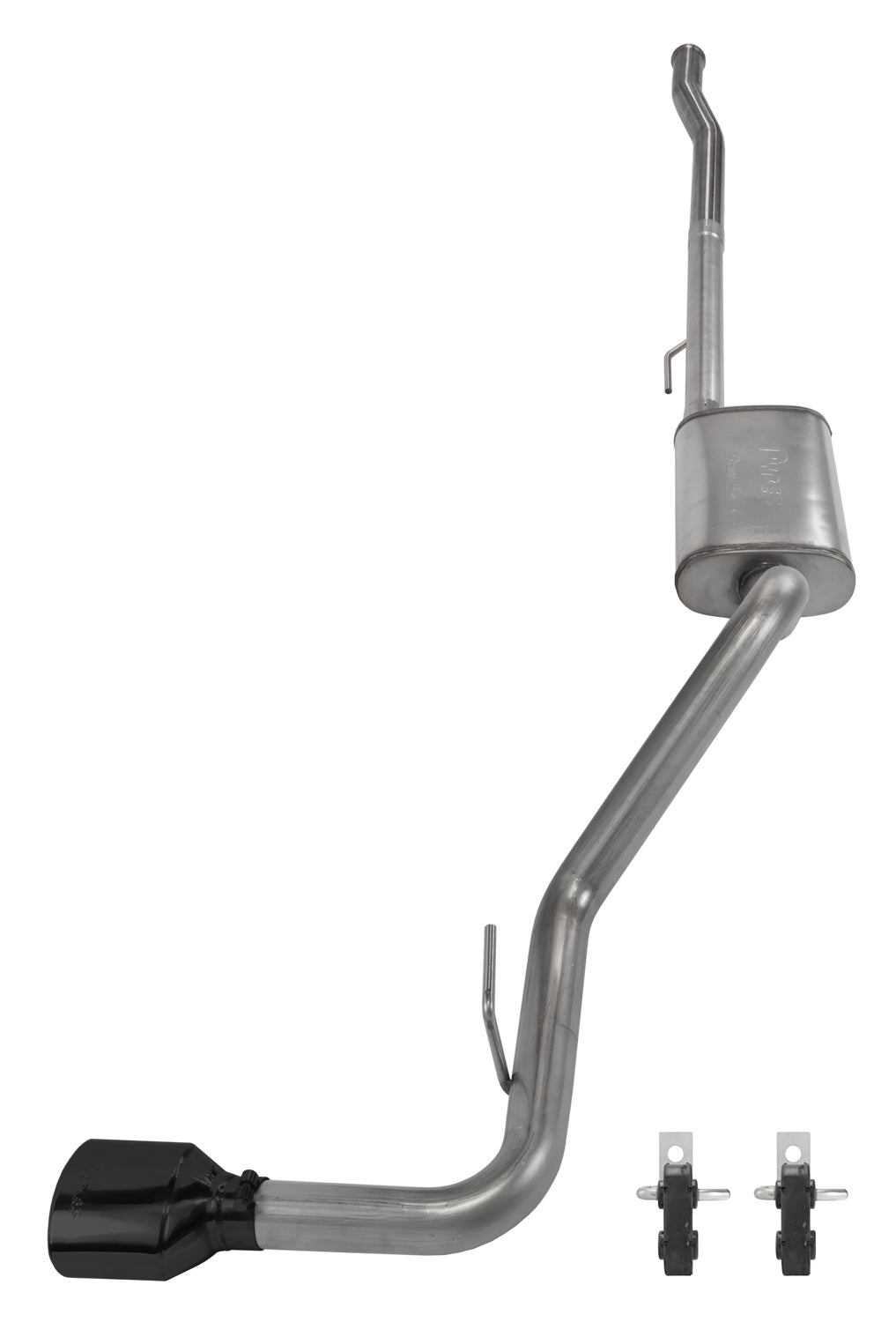 Cat-Back System 2020 Jeep JT Gladiator Rubicon Single Side Exit 2.5 in Intermediate And Tail Pipe Street Pro Mufflers/Ha Pypes Performance Exhaust-1
