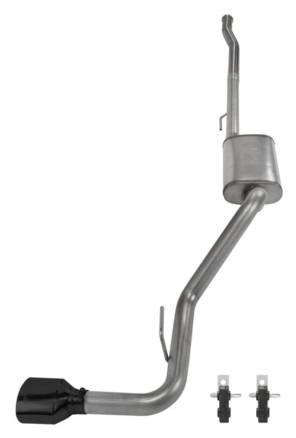 Cat-Back System 2020 Jeep JT Gladiator Rubicon Single Side Exit 2.5 in Intermediate And Tail Pipe Street Pro Mufflers/Ha Pypes Performance Exhaust-1