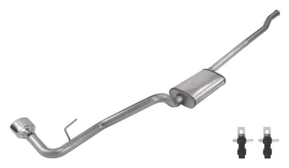 Cat-Back System 2020 Jeep JT Gladiator Rubicon Single Side Exit 2.5 in Intermediate And Tail Pipe Street Pro Mufflers/Ha Pypes Performance Exhaust-5