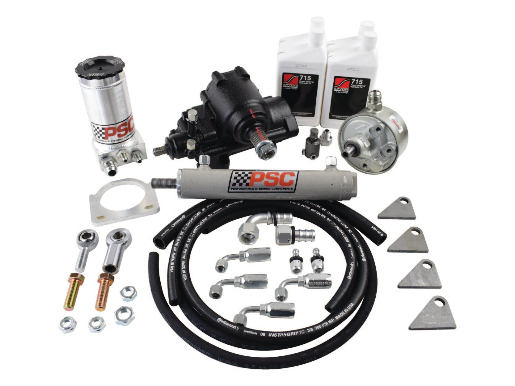 Cylinder Assist Kit, 1988-1999.5 GM 4WD with Straight Axle Conversion Performance Components PSC Steering