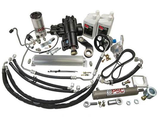 Cylinder Assist Kit Bolt On OE Axle 1.375 Tie Rod 12-18 Wrangler JK 3.6L PSC Steering