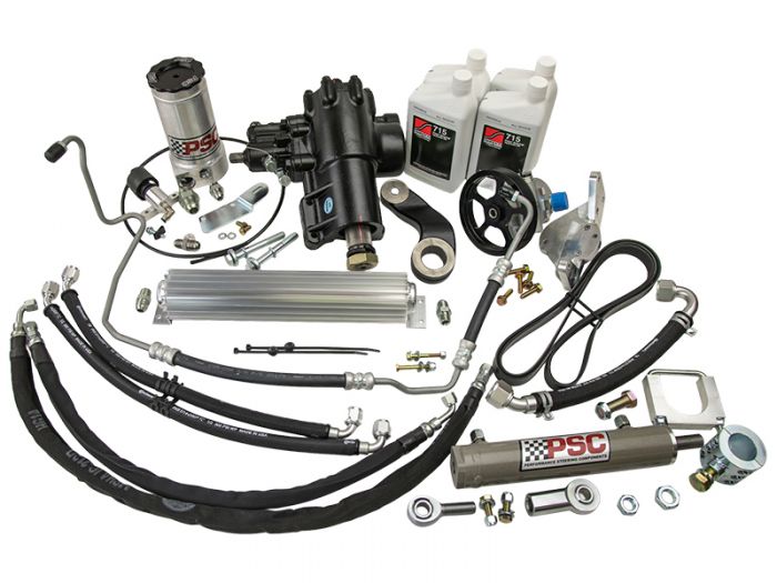 Cylinder Assist Kit Bolt On OE Axle 1.5 Tie Rod 12-18 Wrangler JK 3.6L PSC Steering