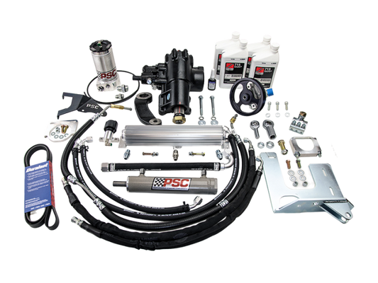 Cylinder Assist Kit Bolt On OE Axle 1.25 Tie Rod 07-11 Wrangler 3.8L PSC Steering