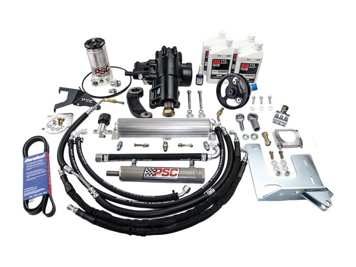 Cylinder Assist Kit Bolt On OE Axle 1.625 Tie Rod 07-11 Wrangler 3.8L PSC Steering