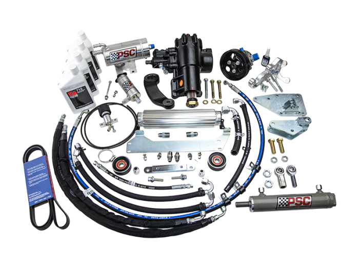 Cylinder Assist Kit Bolt On OE Axle and Tie Rod 18-Up Wrangler JL 2.0L Non-ETorque PSC Steering