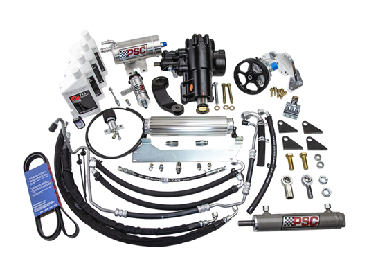 Cylinder Assist Kit Weld On 6.75 AFM Axle 1.5OS Tie Rod 18-20 Wrangler JL 3.6L Non-ETorque PSC Steering