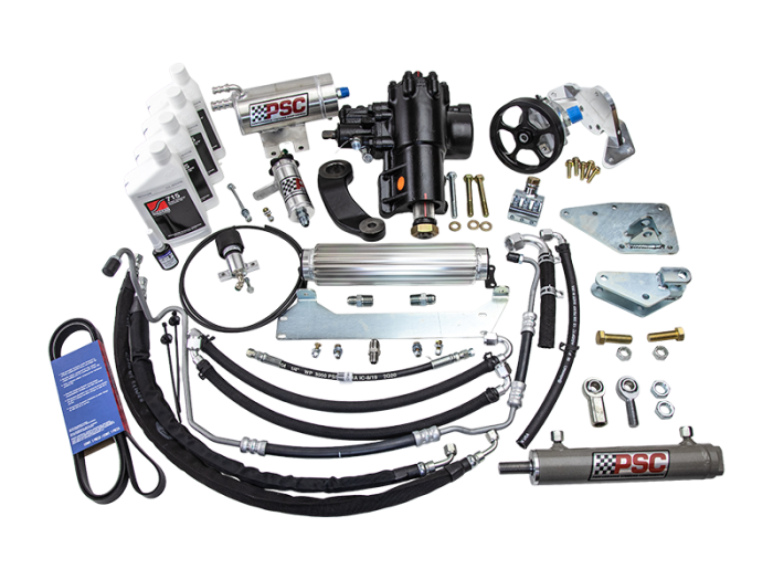 Cylinder Assist Kit Bolt On OE axle and Tie Rod 18-20 Wrangler JL 3.6L Non-ETorque PSC Steering