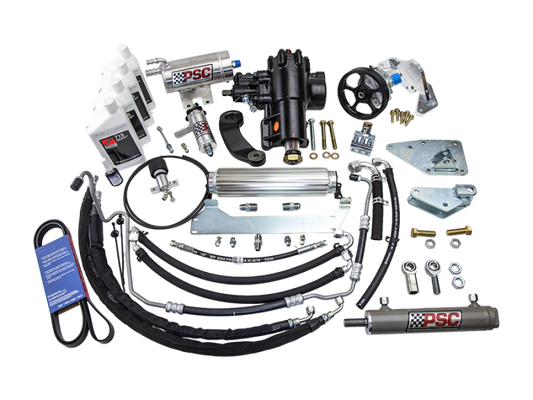 Cylinder Assist Kit Bolt On OE axle and Tie Rod 18-20 Wrangler JL 3.6L Non-ETorque PSC Steering