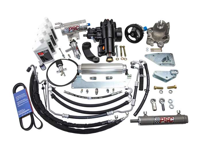 Cylinder Assist Kit Bolt On OE axle and Tie Rod Gladiator JT/Wrangler 3.6L Non-ETorque PSC Steering