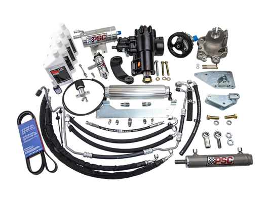 Cylinder Assist Kit Bolt On OE axle and Tie Rod Gladiator JT/Wrangler 3.6L Non-ETorque PSC Steering