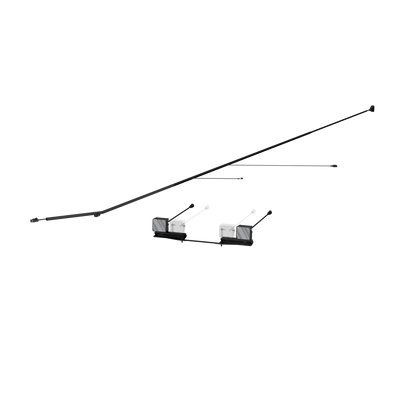 24-26 Ford Ranger, Black-Coated, Bumper Light Kit Flood Beam MBRP-1