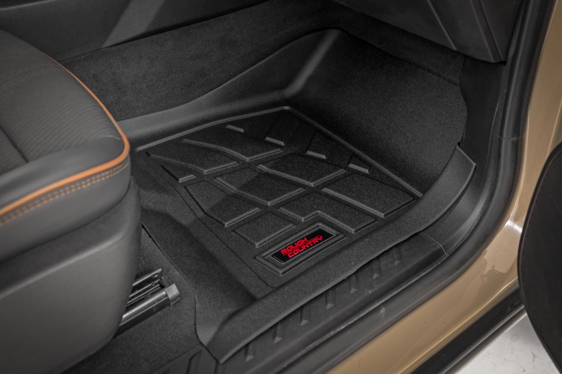 Sure-Fit Floor Mats FR Chevy/GMC Canyon/Colorado 2WD/4WD (2023-2026) Rough Country-2