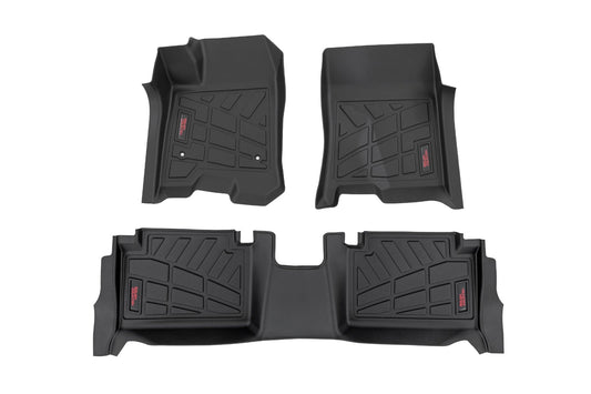 Sure-Fit Floor Mats Front & Rear Chevy/GMC Canyon/Colorado 2WD/4WD (23-26) Rough Country