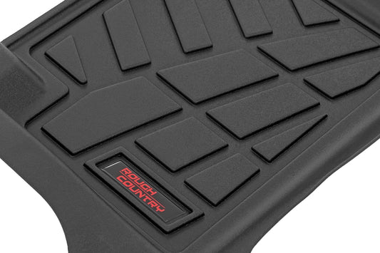 Sure-Fit Floor Mats Front & Rear Chevy/GMC Canyon/Colorado 2WD/4WD (23-26) Rough Country-1