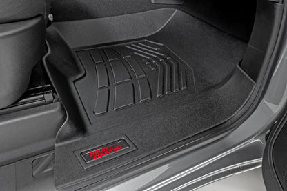 Floor Mats FR Bucket Crew Silverado/Sierra 1500/2500HD/3500HD (19-26) Rough Country-3