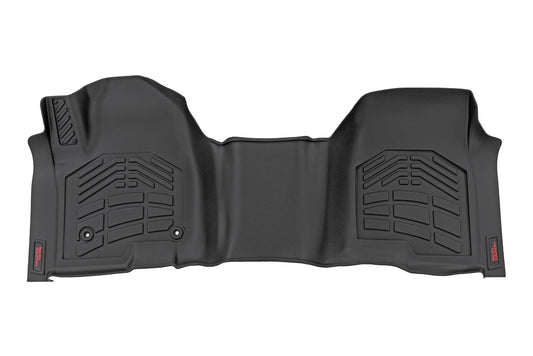 Sure-Fit Floor Mats Front Over Hump Crew Silverado/Sierra 1500/2500HD/3500HD (19-26) Rough Country